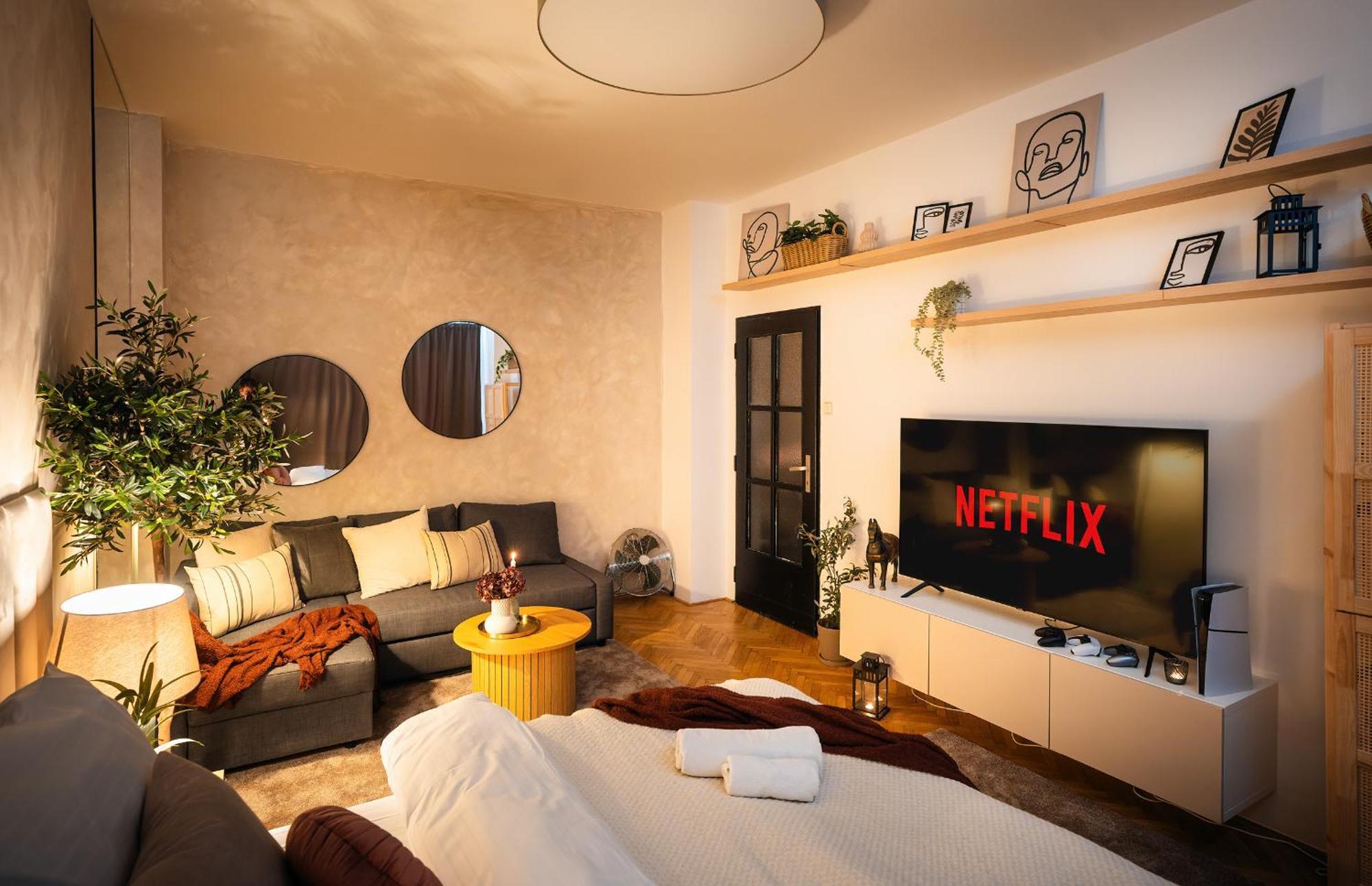 Apartmán 2br 1,5bath Chic Near Wenceslas Square Prague